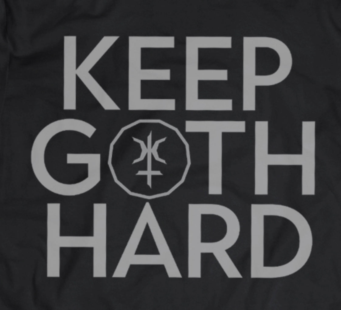 CC "Keep Goth Hard" T-Shirt B&W